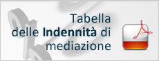 Tabelle delle indennità di mediazione