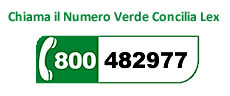 Chiama il Numero Verde Concilia Lex