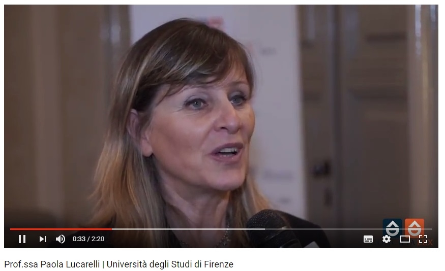 Prof. Paola Lucarelli convegno Firenze